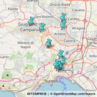 Mappa Via Vecchia Miano Piscinola, 80145 Napoli NA, Italia (4.03545)