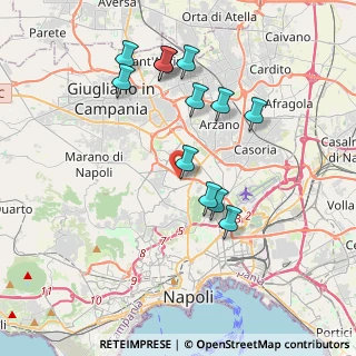 Mappa Via Vecchia Miano Piscinola, 80145 Napoli NA, Italia (3.92167)