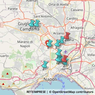Mappa Via Vecchia Miano Piscinola, 80145 Napoli NA, Italia (3.48917)