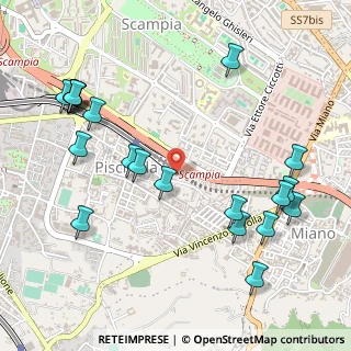 Mappa Via Vecchia Miano Piscinola, 80145 Napoli NA, Italia (0.675)