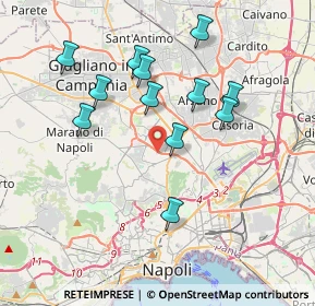 Mappa Via Vecchia Miano Piscinola, 80145 Napoli NA, Italia (3.805)