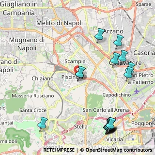 Mappa Via Vecchia Miano Piscinola, 80145 Napoli NA, Italia (3.03111)