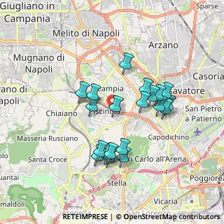 Mappa Via Vecchia Miano Piscinola, 80145 Napoli NA, Italia (1.7435)