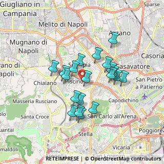 Mappa Via Vecchia Miano Piscinola, 80145 Napoli NA, Italia (1.569)