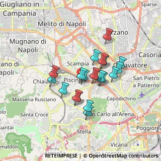 Mappa Via Vecchia Miano Piscinola, 80145 Napoli NA, Italia (1.435)