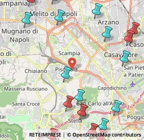 Mappa Via Vecchia Miano Piscinola, 80145 Napoli NA, Italia (3.3515)