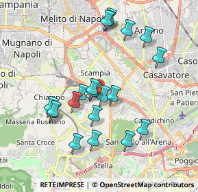 Mappa Via Vecchia Miano Piscinola, 80145 Napoli NA, Italia (1.9615)