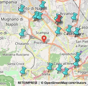 Mappa Via Vecchia Miano Piscinola, 80145 Napoli NA, Italia (2.7765)