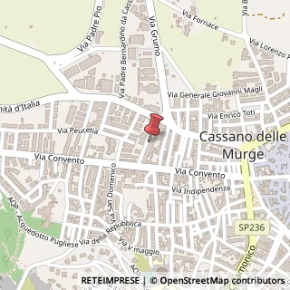 Mappa Via Antonio di Ceglie, 21, 70020 Cassano delle Murge, Bari (Puglia)