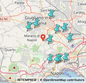 Mappa Via XX Settembre, 80145 Napoli NA, Italia (4.07182)