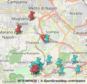 Mappa Piazza S. Alfonso a Marianella, 80145 Napoli NA, Italia (2.87444)