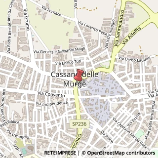 Mappa Piazza Giuseppe Garibaldi, 7, 70020 Cassano delle Murge, Bari (Puglia)
