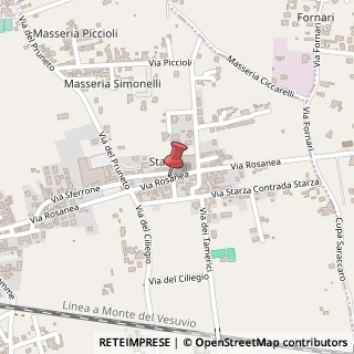 Mappa Via Starza Rosanea, 113, 80048 Sant'Anastasia, Napoli (Campania)