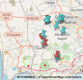 Mappa Via Libero Bovio, 80010 Quarto NA, Italia (3.38667)