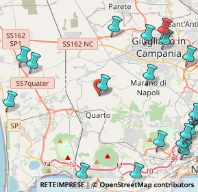 Mappa Via Libero Bovio, 80010 Quarto NA, Italia (6.9285)