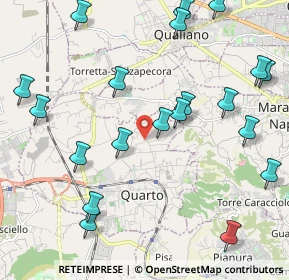 Mappa Via Libero Bovio, 80010 Quarto NA, Italia (2.7275)