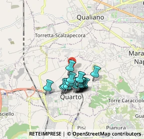 Mappa Via Libero Bovio, 80010 Quarto NA, Italia (1.3655)