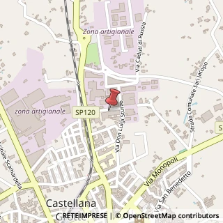 Mappa Via Angelo Viterbo, 32, 70013 Castellana Grotte, Bari (Puglia)