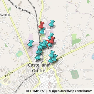 Mappa Via Don Luigi Sturzo, 70013 Castellana Grotte BA, Italia (0.293)