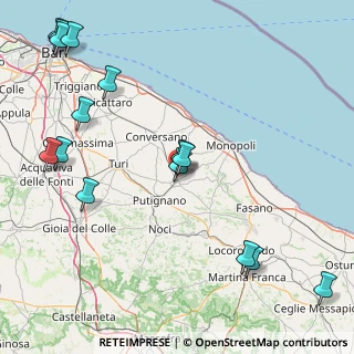 Mappa Via Don Luigi Sturzo, 70013 Castellana Grotte BA, Italia (23.61667)