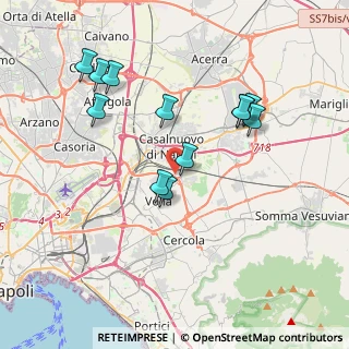 Mappa Via Silvio Pellico, 80040 Volla NA, Italia (3.93083)