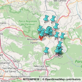 Mappa Via Finestrelle I Traversa, 83100 Avellino AV, Italia (6.35053)