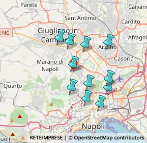 Mappa Strada Provinciale S. Maria A Cupito, 80145 Napoli NA, Italia (3.32636)