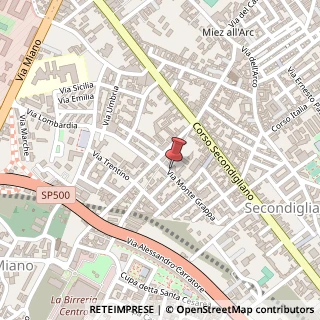 Mappa Via Monte Grappa, 13, 80144 Napoli, Napoli (Campania)