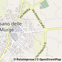 Kaart Cassano delle Murge