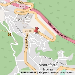 Mappa Via Nazionale, 102, 83013 Monteforte Irpino, Avellino (Campania)