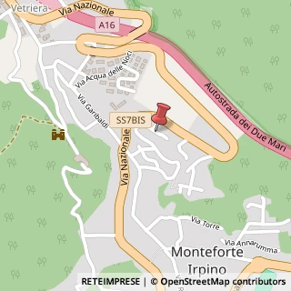 Mappa Via Nazionale I Traversa, 52, 83024 Monteforte Irpino, Avellino (Campania)