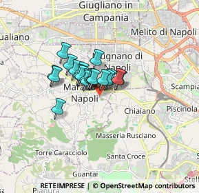 Mappa Via Guglielmo Pepe, 80016 Marano di Napoli NA, Italia (1.0325)