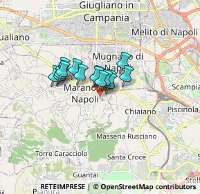 Mappa Via Guglielmo Pepe, 80016 Marano di Napoli NA, Italia (1.06867)