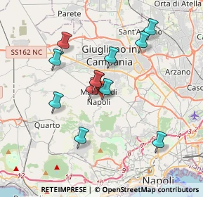 Mappa Secondo Vico Vallesana, 80016 Marano di Napoli NA, Italia (3.3975)