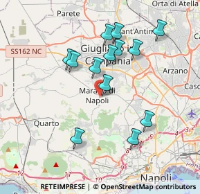 Mappa Secondo Vico Vallesana, 80016 Marano di Napoli NA, Italia (3.72462)