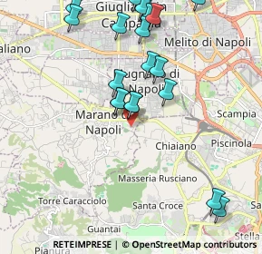 Mappa Via Un. Sovietica, 80016 Marano di Napoli NA, Italia (2.426)