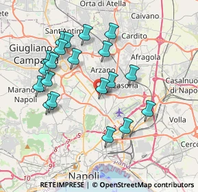 Mappa Via Privata Parco Mimose, 80144 Napoli NA, Italia (3.9745)