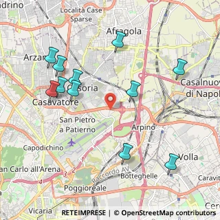 Mappa Via Circumvallazione esterna di Napoli, 80026 Casoria NA, Italia (2.40182)