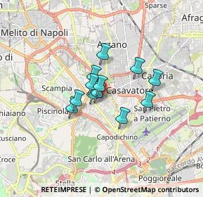 Mappa Via Il Giardino dei Ciliegi, 80144 Napoli NA, Italia (1.11917)