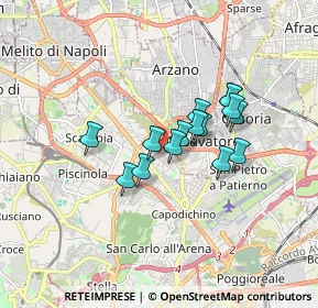 Mappa Via Il Giardino dei Ciliegi, 80144 Napoli NA, Italia (1.336)