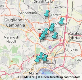 Mappa Via Il Giardino dei Ciliegi, 80144 Napoli NA, Italia (3.075)