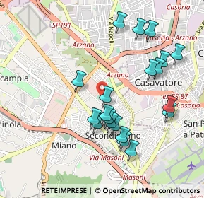 Mappa Via Il Giardino dei Ciliegi, 80144 Napoli NA, Italia (1.026)