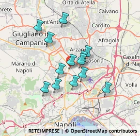 Mappa Via Napoli Capodimonte, 80144 Napoli NA, Italia (3.00846)