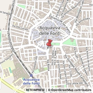 Mappa Via Roma,  13, 70021 Acquaviva delle Fonti, Bari (Puglia)