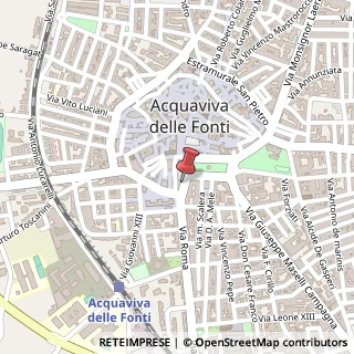 Mappa Via Roma, 8, 70021 Acquaviva delle Fonti, Bari (Puglia)