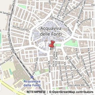 Mappa Via Roma, 13, 70021 Acquaviva delle Fonti BA, Italia, 70021 Acquaviva delle Fonti, Bari (Puglia)