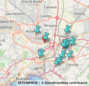 Mappa Via Circumvallazione Esterna, 80019 Casandrino NA, Italia (3.85308)