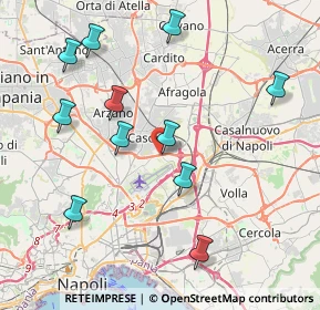 Mappa Via Circumvallazione Esterna, 80019 Casandrino NA, Italia (4.61545)