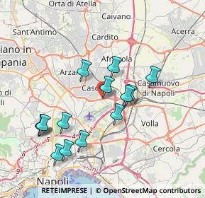 Mappa Via Circumvallazione Esterna, 80019 Casandrino NA, Italia (3.90643)