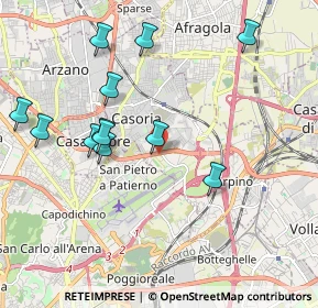 Mappa Via Circumvallazione Esterna, 80019 Casandrino NA, Italia (2.2125)